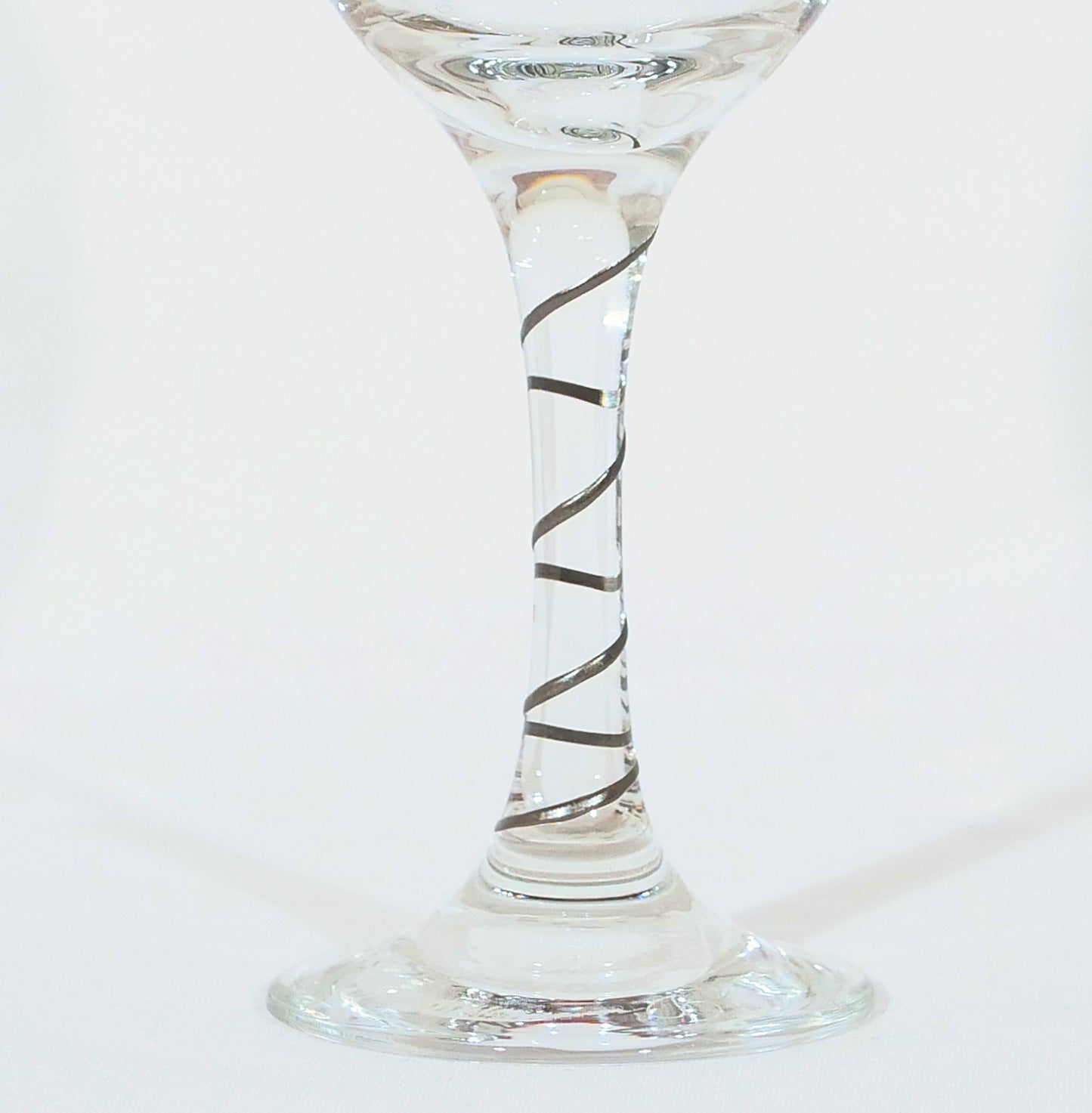 Black Cat Stemmed Gin Glass