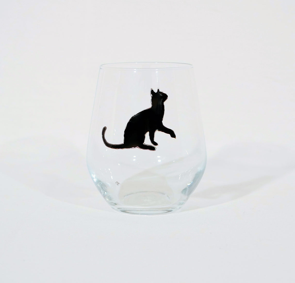 Black Cat Round Gin Glass