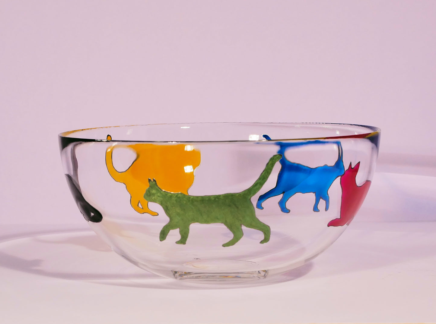Colourful Cats Fruit Bowl