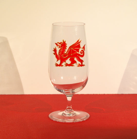 Welsh Dragon Beer/Pilsner Glass