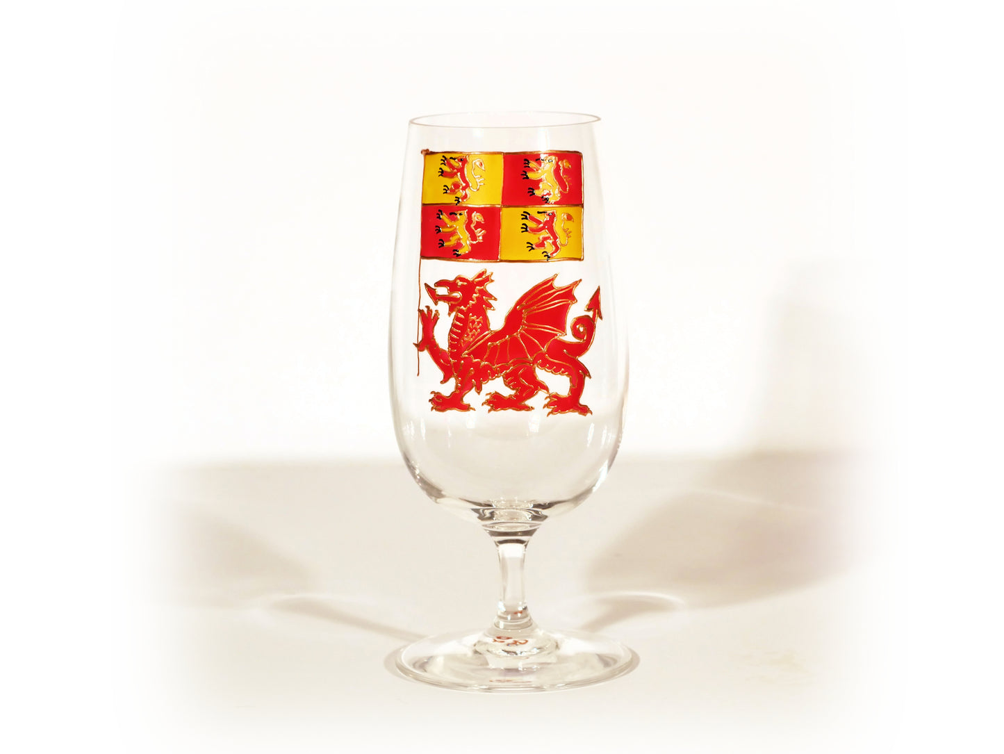 Welsh Dragon Beer/Pilsner Glass