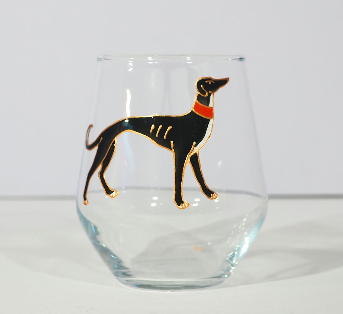 Medieval Hound (Greyhound) Round Gin Glass