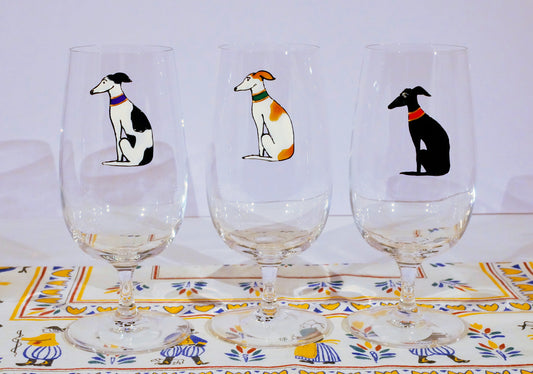 Sitting Hound Pilsner Glass