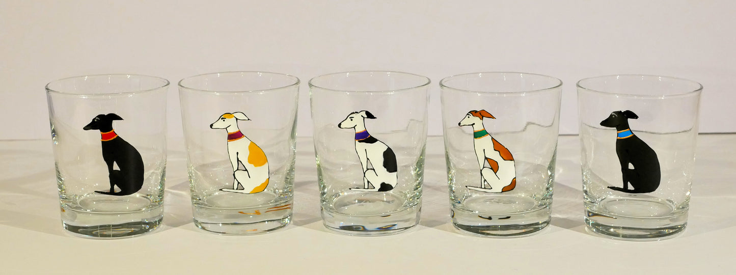 Sitting Hound Tumbler/Whisky/Rum Glass