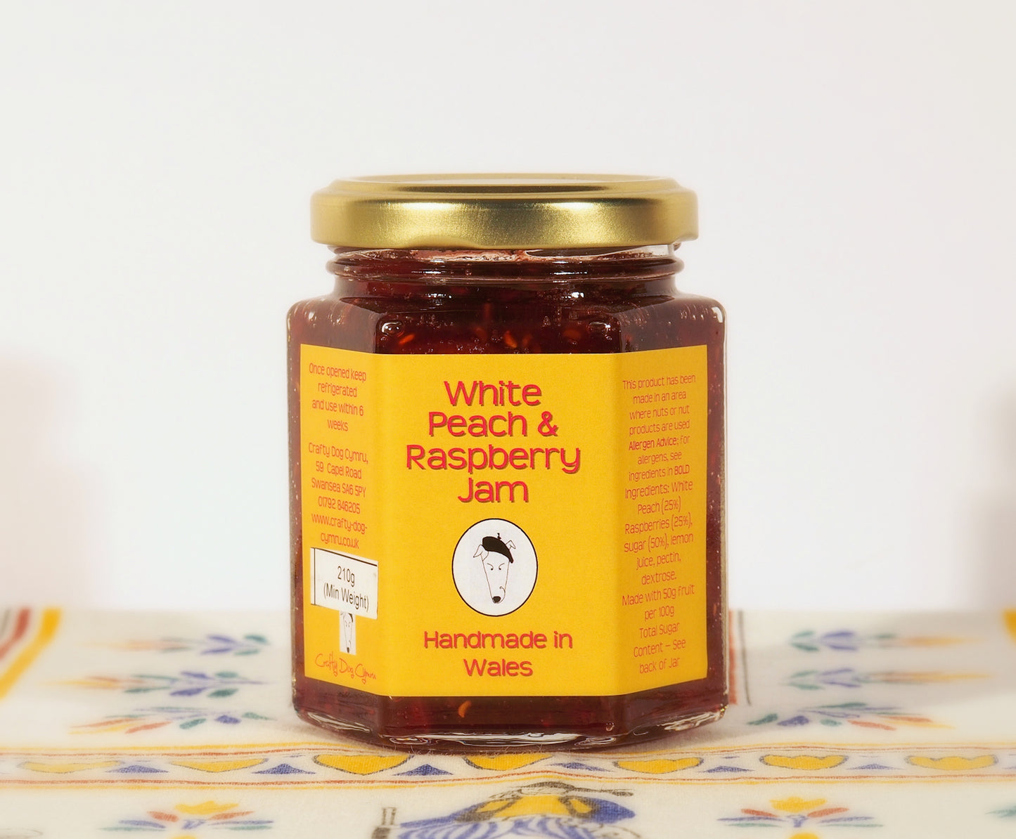 White Peach & Raspberry Jam