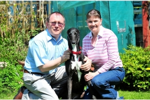 Penny, Armelle and I - Copyright South Wales Evening Post.