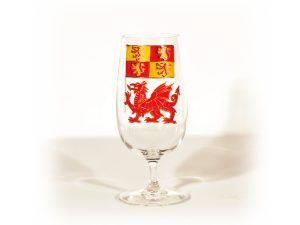 Welsh Gift, Welsh Glass, Dragon Glass, Owain Glyndwr, Owen Glendower, Welsh Art