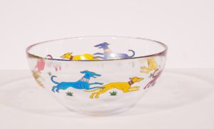 Welsh Glassware, Greyhound Glass, Greyhound Art, Art Glass, Greyhound designs, Greyhounds, Dancing Dogs, Running Hounds,