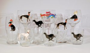 greyhound,greyhound glass,glass with greyhounds on,greyhound on glass,greyhound drinking glass,greyhound gin,greyhound whisky,glass with greyhound on,